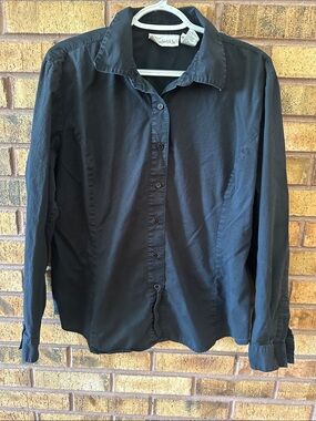 Chadwicks Black Dress Shirt